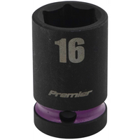 Sealey 1/2"Dr Impact Socket 16mm (Violet Coded Ring) AK5617M-07
