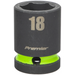 Sealey 1/2"Dr Impact Socket 18mm (Green Coded Ring)