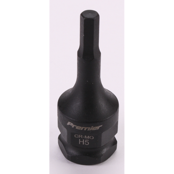 Sealey 3/8"Dr Impact Hex Socket Bit 5mm
