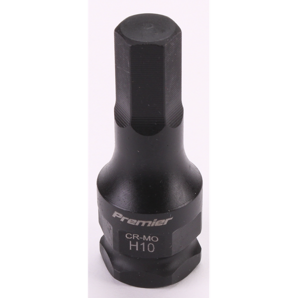 Sealey 3/8"Dr Impact Hex Socket Bit 10mm