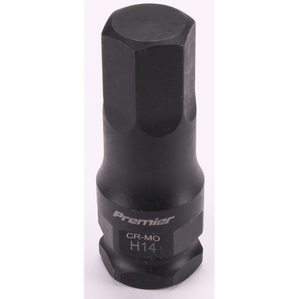 Sealey 3/8"Dr Impact Hex Socket Bit 14mm
