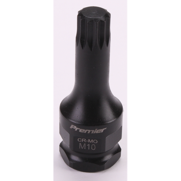 Sealey 3/8"Dr Impact Spline Socket Bit M10