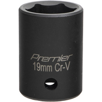 Sealey 1/2"Dr Impact Socket 19mm AK5624M-10
