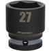 Sealey 1/2"Dr Impact Socket 27mm (Grey Coded Ring)
