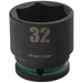 Sealey 1/2"Dr Impact Socket 32mm (Green Coded Ring)
