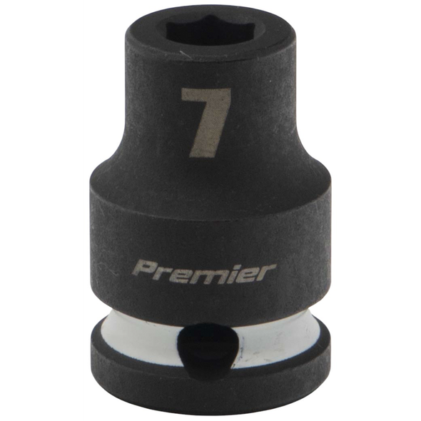 Sealey 3/8"Dr Impact Socket 7mm (White Coded Ring)