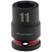 Sealey 3/8"Dr Impact Socket 11mm (Red Coded Ring)