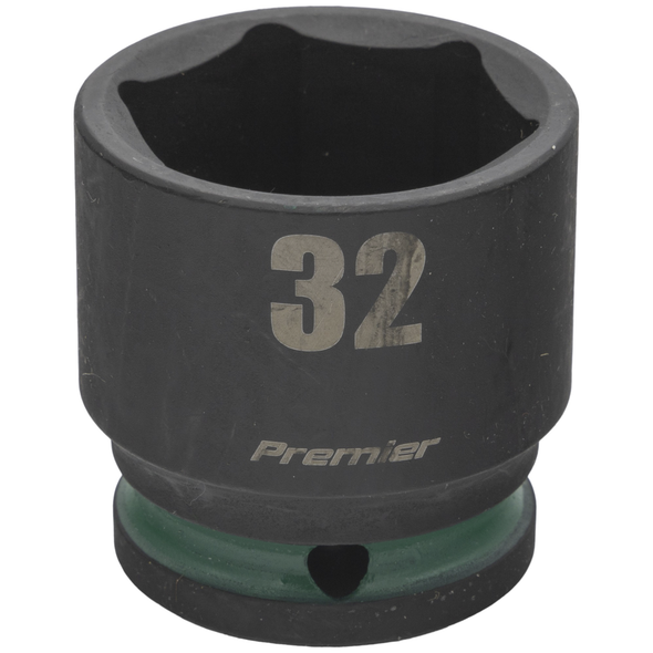 Sealey 3/8"Dr Impact Socket 22mm (Red Coded Ring)