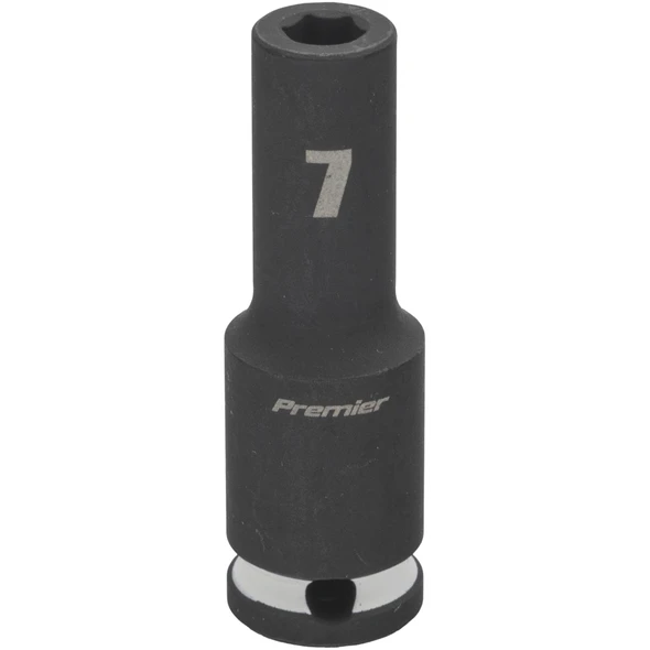 Sealey 3/8"Dr Deep Impact Socket 7mm (White Coded Ring)