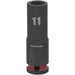 Sealey 3/8"Dr Deep Impact Socket 11mm (Red Coded Ring)