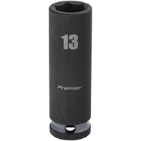 Sealey 3/8"Dr Deep Impact Socket 13mm (Cool Grey Coded Ring) AK5633M-25