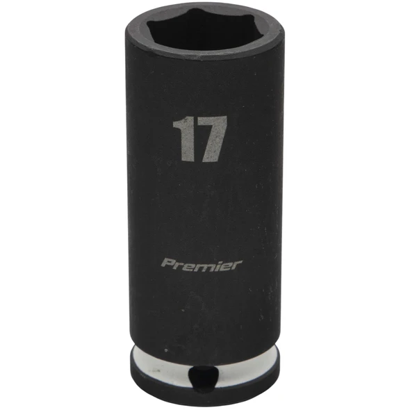 Sealey 3/8"Dr Deep Impact Socket 17mm (White Coded Ring)