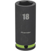 Sealey 3/8"Dr Deep Impact Socket 18mm (Green Coded Ring)