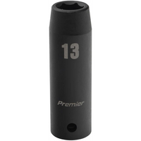 Sealey 1/2"Dr Deep Impact Socket 13mm AK5634M-V2-20
