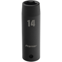 Sealey 1/2"Dr Deep Impact Socket 14mm AK5634M-V2-21