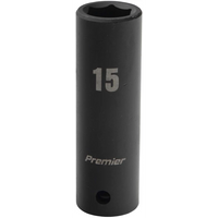 Sealey 1/2"Dr Deep Impact Socket 15mm AK5634M-V2-22
