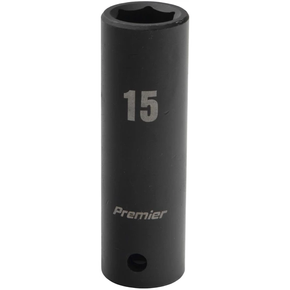 Sealey 1/2"Dr Deep Impact Socket 15mm