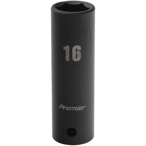 Sealey 1/2"Dr Deep Impact Socket 16mm
