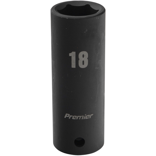 Sealey 1/2"Dr Deep Impact Socket 18mm