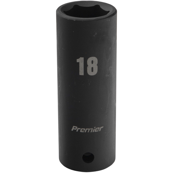Sealey 1/2"Dr Deep Impact Socket 18mm
