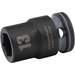 Sealey 1/2"Dr Lock-On Impact Socket 13mm (Grey Coded Ring)