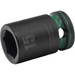 Sealey 1/2"Dr Lock-On Impact Socket 15mm (Green Coded Ring)