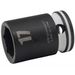 Sealey 1/2"Dr Lock-On Impact Socket 17mm (White Coded Ring)