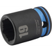 Sealey 1/2"Dr Lock-On Impact Socket 19mm (Cyan Coded Ring)