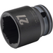 Sealey 1/2"Dr Lock-On Impact Socket 27mm (Grey Coded Ring)