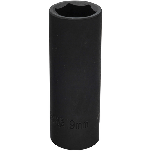Sealey 1/2"Dr Impact Deep Socket 19mm