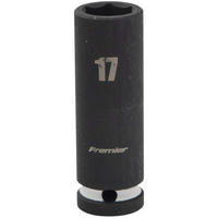 Sealey 1/2"Dr Deep Impact Socket 17mm (White Coded Ring) AK5818M-08