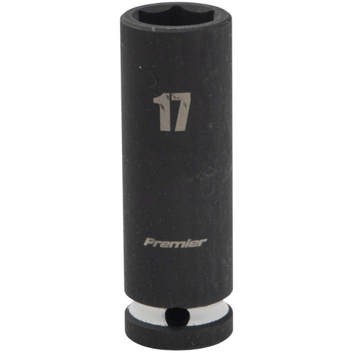 Sealey 1/2"Dr Deep Impact Socket 17mm (White Coded Ring)
