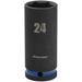 Sealey 1/2"Dr Deep Impact Socket 24mm (Blue Coded Ring)