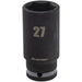 Sealey 1/2"Dr Deep Impact Socket 27mm (Grey Coded Ring)