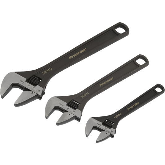 Sealey Adjustable Wrench Set 3pc AK607 Sealey - Town Tools 