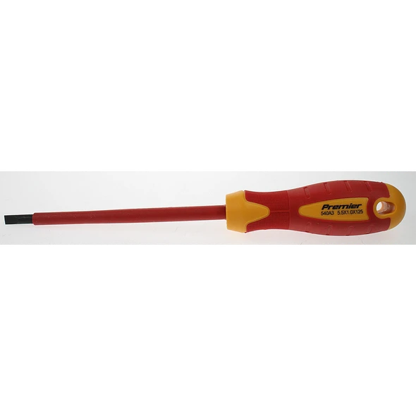 Sealey Vde slotted screwdriver (sl5.5x125mm)
