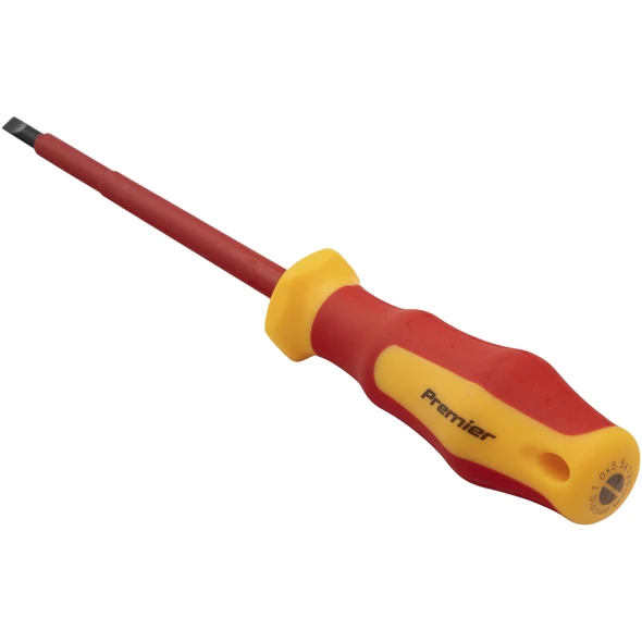 Sealey Vde screwdriver slotted 5.5x125mm