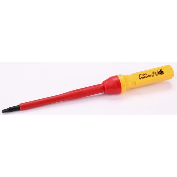 Sealey VDE Screwdriver Slotted 4x100mm