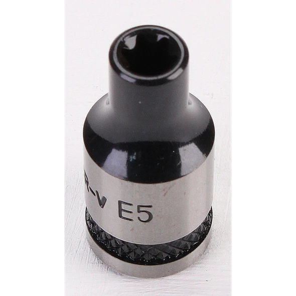 Sealey TRX-Star Socket Set 1/4"Sq Drive E5 (Black Series)