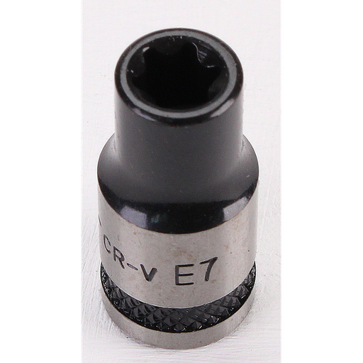 Sealey TRX-Star Socket Set 1/4"Sq Drive E7 (Black Series)