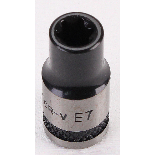 Sealey TRX-Star Socket Set 1/4"Sq Drive E7 (Black Series)