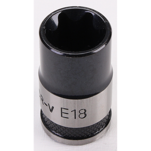Sealey TRX-Star Socket Set 1/2"Sq Drive E18 (Black Series)