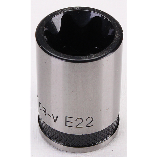 Sealey TRX-Star Socket Set 1/2"Sq Drive E22 (Black Series)