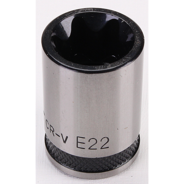 Sealey TRX-Star Socket Set 1/2"Sq Drive E22 (Black Series)