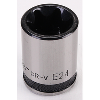 Sealey TRX-Star Socket Set 1/2"Sq Drive E24 (Black Series) AK618B.14