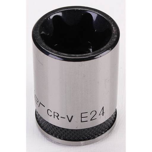 Sealey TRX-Star Socket Set 1/2"Sq Drive E24 (Black Series)