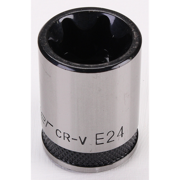 Sealey TRX-Star Socket Set 1/2"Sq Drive E24 (Black Series)