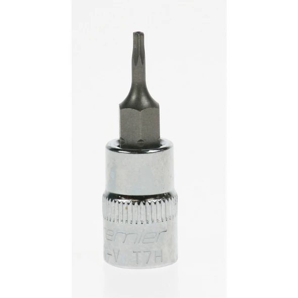 Sealey Trx-star bit socket 1/4"dr t7h (security)