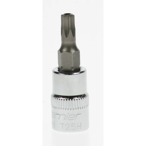 Sealey Trx-star bit socket 1/4"dr t25h (security)