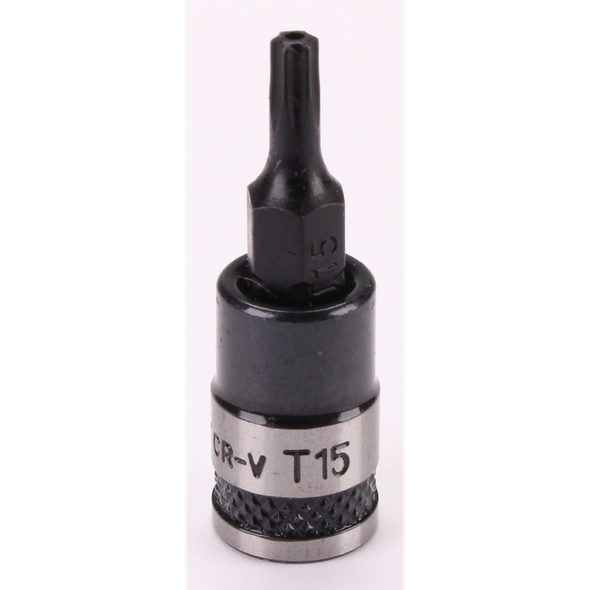 Sealey 1/4"Dr Security Trx-Star Socket Bit (T15H) 37mmL